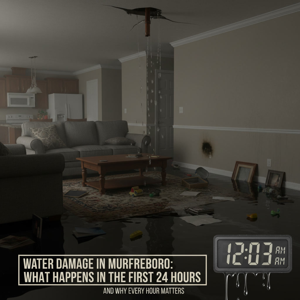 water damage murfreesboro tn first 24 hours